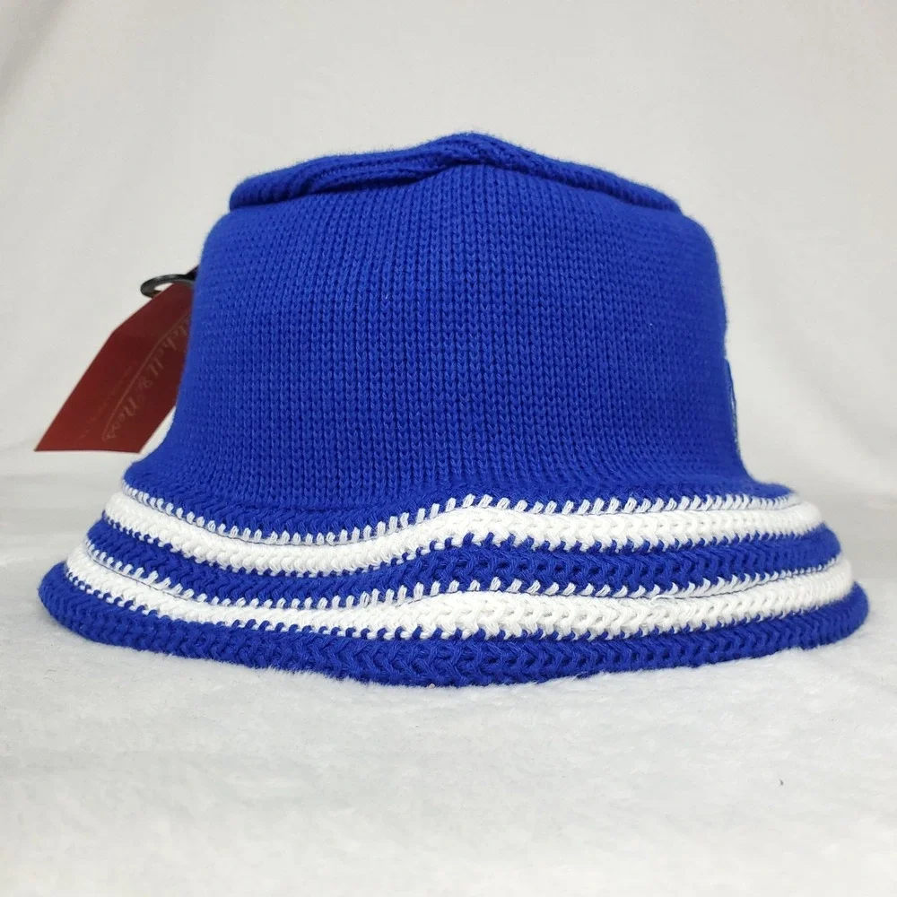 Dallas Mavs Mitchell &‎ Ness NBA Bucket Hat Cap Embroidery Logo Blue NWT
